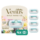 Rifle Paper Co. + Venus Deluxe Smooth Sensitive Razor Blade Refills 4ct - Missing Box