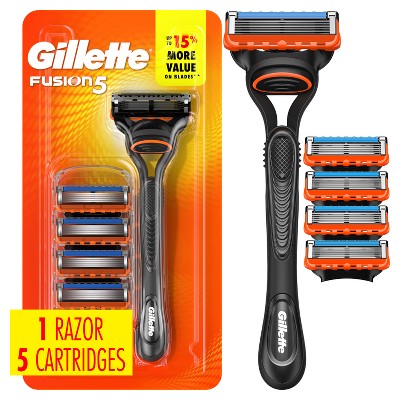 Gillette Fusion5 Value Pack Razor Handle + 5 Blade Refills - Imperfect Box