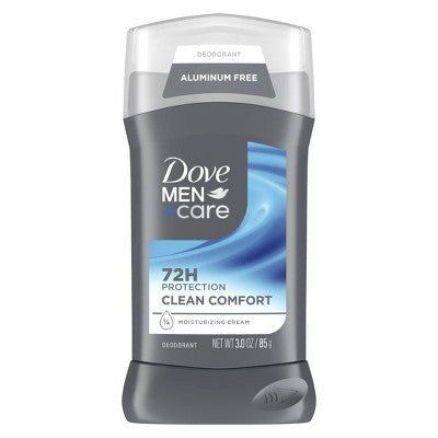 Dove Men+Care Solid Deodorant Stick Clean Comfort 3oz - New