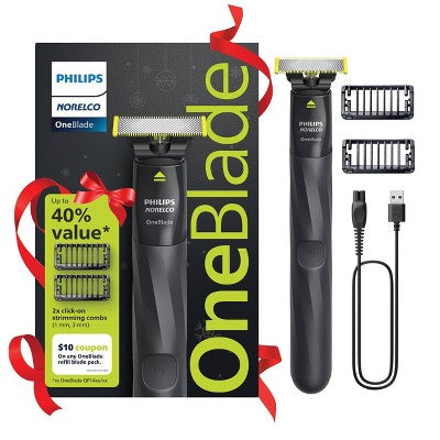 Philips Norelco OneBlade Holiday Giftset 7ct - New