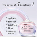 Olay Super Cream Ultra Lightweight Facial Moisturizer SPF 30 0.5oz - Missing Box