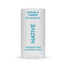 Native Solid Deodorant for Men & Women Ocean & Timber 2.65oz - Imperfect Container