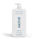 Native Body Wash Sea Salt & Cedar with Pump 36 fl oz - Imperfect Container