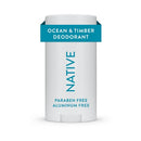 Native Solid Deodorant for Men & Women Ocean & Timber 2.65oz - New