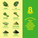 8Greens Super Greens Powder 175g - New