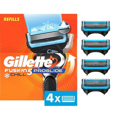 Gillette ProGlide Chill Razor Refills for Men 4 Blade Refills - Imperfect Box