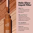 e.l.f. Halo Glow Liquid Filter Highlighter 1 Fair 1.06 fl oz - New