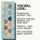 Pacifica Malibu Eye Shadows Palette 0.2oz - New