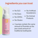 Autobrush Bubblegum Fluoride Foaming Toothpaste 3.4oz - Imperfect Box