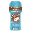 Secret Fresh Clear Gel Antiperspirant & Deodorant Coconut Scent 2.6oz - New