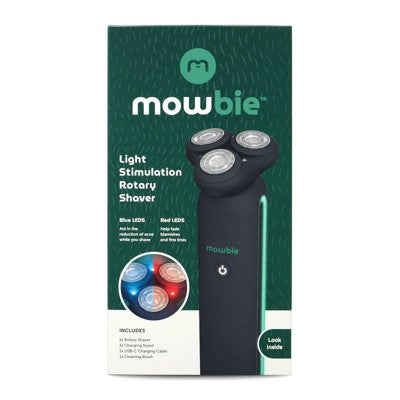 Mowbie Men's Light Treatment Rotary Shaver - New