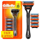 Gillette Fusion5 Value Pack Razor Handle + 5 Blade Refills - Missing Box