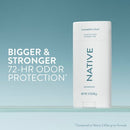 Native Men Invisible Solid Deodorant Cashmere & Rain 3.1oz - Imperfect Container