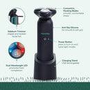 Mowbie Men's Light Treatment Rotary Shaver - New