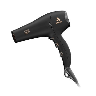 Andis Pro Dry Soft Grip Tourmaline Ionic Ceramic 1875W Hair Dryer - Black