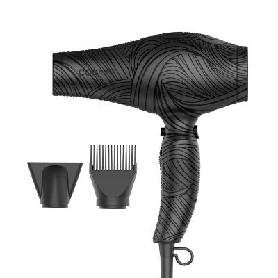 Conair The Curl Collective Ceramic Ionic Hair Dryer Black - Imperfect Box