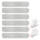 6-Pack 20 FT Galvanized Metal Landscape Edging for Lawn
