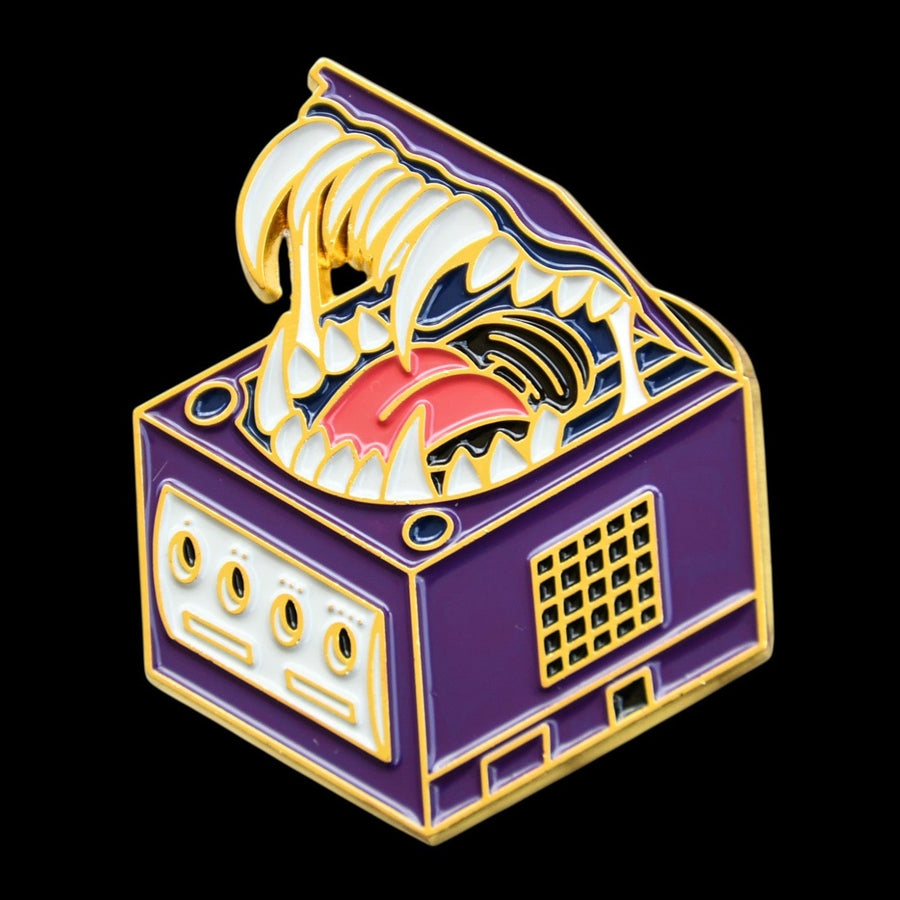 Gamecube Mimic D&D Pin