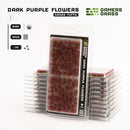 Gamers Grass Tufts: Dark Purple Flowers- Wild