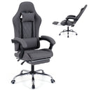 Gaming Chair Height Adjustable Computer Chair with Headrest and Lumbar Support-Gray