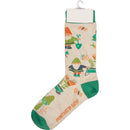 Garden Gnome Mushroom Socks | Unisex