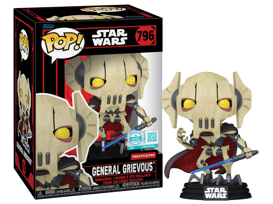 NYCC 2025 eVend Exclusive LE9500 General Grievous with Lightsaber with Soft Protector (Arrives October 2025)