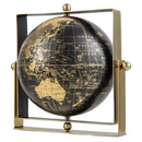 Geographic 6/ 8/ 10 Inch World Globe with Clear Printing and Square Frame