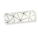 Geometric Eyeglass Case with Magnetic Closure in White and Black