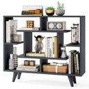 Geometric Bookcase with Anti-Tipping Kit and Storage Shelving Unit