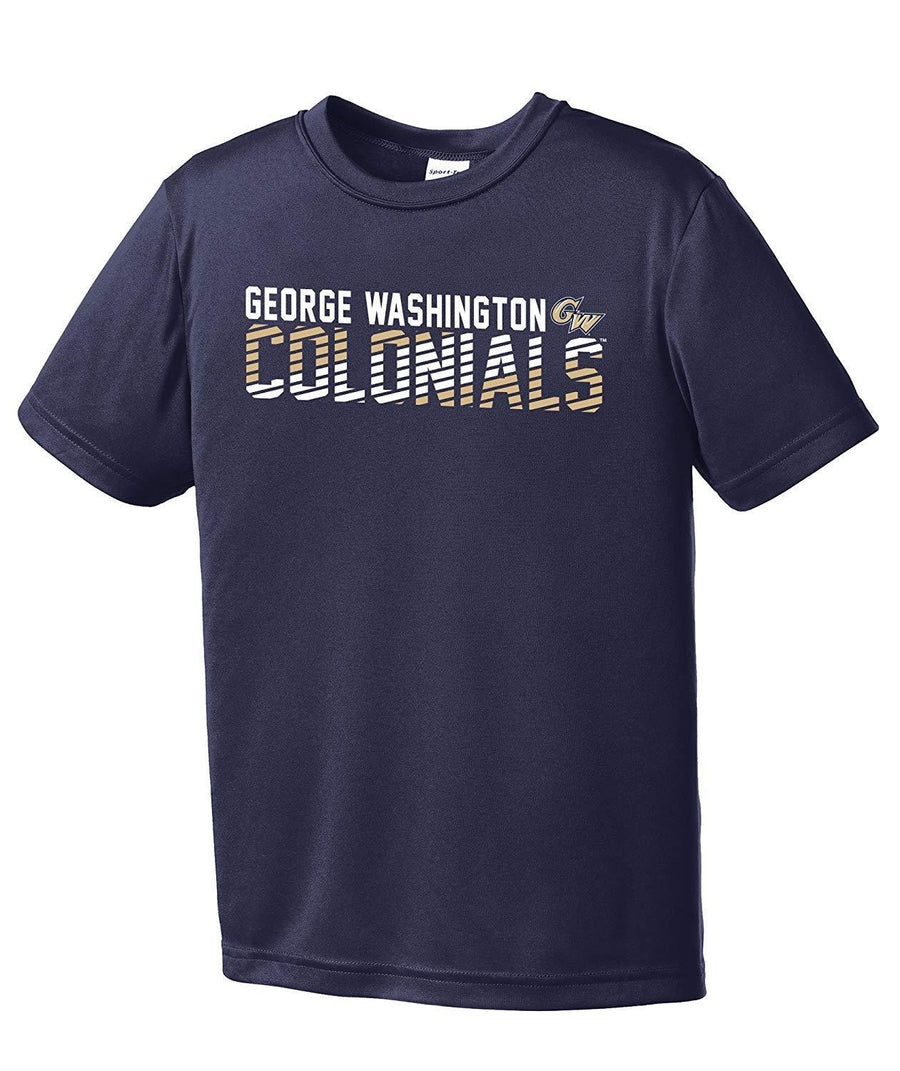 NCAA George Washington Colonials Youth Boys Diagonal Short sleeve, Size Medium