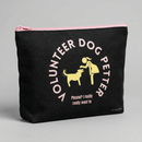 GetBullish Volunteer Dog Petter Canvas Zipper Pouch 9.5" x 7" | Cosmetics Bag or Pencil Case