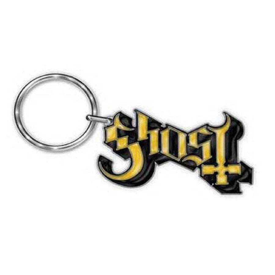 Ghost Logo Enamel Keychain