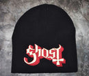 Ghost Rock Band Embroidered Logo Metal Beanie