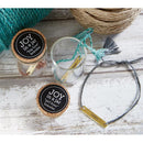 Girl Boss String Gold Bar Bracelet | In A Glass Bottle for Gifting