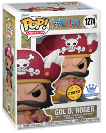 Pop! Animation: One Piece - Gol D. Roger with Hat Chase (Funko Shop Exclusive)