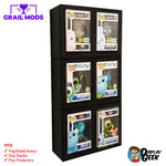 GRAIL MODS - Modular In Box Display Case for Funko Pops in Acrylic Hard Stack Armor (EVA Foam)
