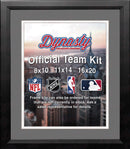 NBA Basketball Photo Picture Frame Kit - San Antonio Spurs (Gray Matting, White Trim)