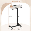 Overbed Rolling Food Tray Table