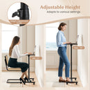 Overbed Rolling Food Tray Table