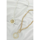 Greek Roman Goddess Coin Pendant Necklace | Ancient Mythology Fashion Jewelry