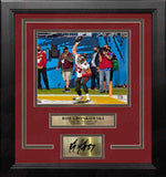 Rob Gronkowski Super Bowl LV TD Spike Tampa Bay Buccaneers 8x10 Framed Photo with Engraved Autograph