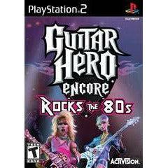 Guitar Hero Encore Rocks The 80's - PlayStation 2