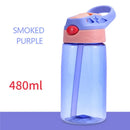 480ml Kids Water Bottle with Straw Lid And Handle