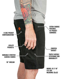 Havok Shorts 10" - Black