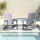 HDPE Adirondack Chair with Realistic Wood Grain