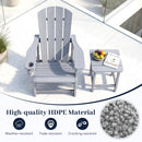 HDPE Adirondack Chair with Realistic Wood Grain