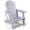 HDPE Adirondack Chair with Cup Holder - Weather Resistant
