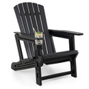 Adirondack Chair with Cup Holder - Weather-Resistant HDPE