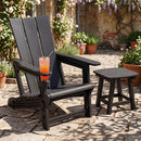Adirondack Chair with Cup Holder - HDPE Outdoor Seating