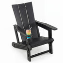 Adirondack Chair with Cup Holder - HDPE Outdoor Seating